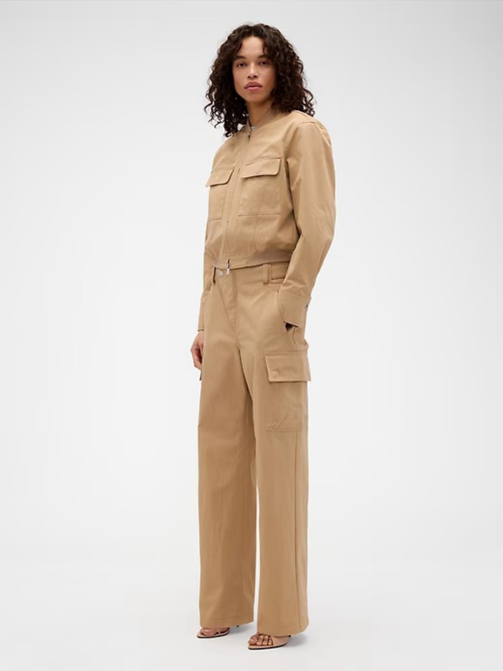 Gap × Victoria Beckham High Rise Cargo Pants / NWT